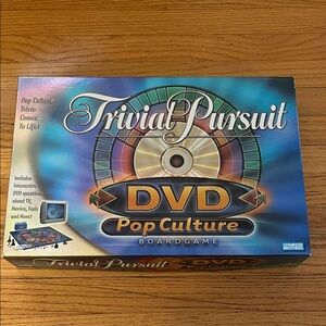 Trivial Pursuit DVD Pop Culture Board Game - Multicolor